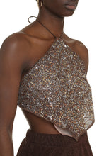 Load image into Gallery viewer, Netquins sequin top
