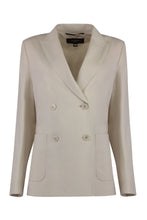 Load image into Gallery viewer, Nervoso double-breasted wool blazer
