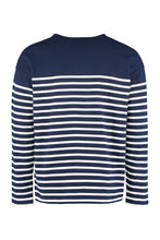 Load image into Gallery viewer, Striped crew-neck sweater
