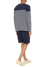 Load image into Gallery viewer, Striped crew-neck sweater
