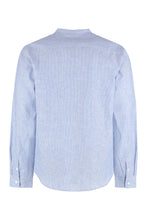 Load image into Gallery viewer, Embroidered striped cotton shirt
