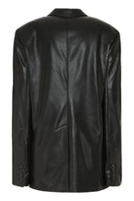 Load image into Gallery viewer, Ariza vegan leather blazer

