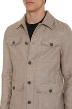 Load image into Gallery viewer, Wool blend single-breast jacket
