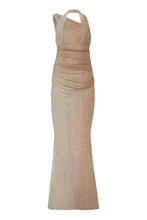 Load image into Gallery viewer, Knitted lurex maxi-dress

