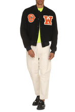 Load image into Gallery viewer, Varsity wool bomber jacket
