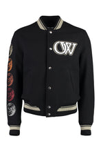 Load image into Gallery viewer, Varsity wool bomber jacket

