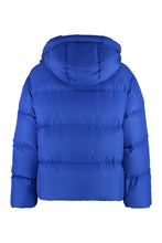 Load image into Gallery viewer, Hooded full-zip down jacket
