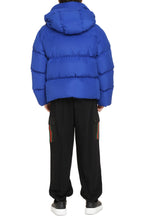 Load image into Gallery viewer, Hooded full-zip down jacket
