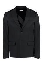 Load image into Gallery viewer, Single-breasted virgin wool jacket
