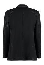 Load image into Gallery viewer, Wool blend double-breasted jacket

