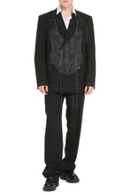 Load image into Gallery viewer, Wool blend double-breasted jacket
