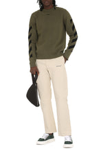 Load image into Gallery viewer, Diag cotton-blend sweater

