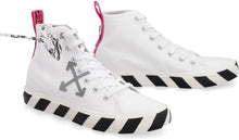 Load image into Gallery viewer, Vulcanized canvas mid-top sneakers
