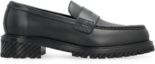 Load image into Gallery viewer, Military leather loafers

