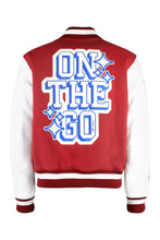 Load image into Gallery viewer, Varsity wool-blend bomber jacket
