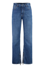 Load image into Gallery viewer, 5-pocket straight-leg jeans

