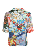 Load image into Gallery viewer, Printed bowling shirt
