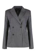 Load image into Gallery viewer, Double-breasted virgin wool jacket
