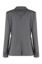 Load image into Gallery viewer, Double-breasted virgin wool jacket
