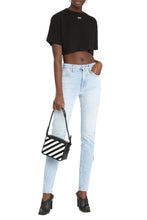 Load image into Gallery viewer, Logo print cropped t-shirt
