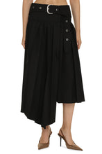 Load image into Gallery viewer, Pleated asymmetrical skirt
