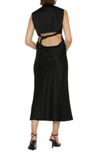 Load image into Gallery viewer, Satin dress with decorative  cross
