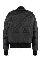 Load image into Gallery viewer, Logo print padded bomber jacket
