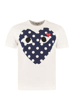 Load image into Gallery viewer, Patch detail printed cotton t-shirt
