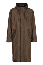 Load image into Gallery viewer, Hooded techno fabric raincoat
