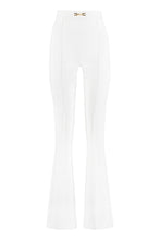 Load image into Gallery viewer, Flared crêpe trousers
