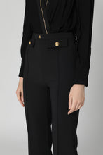 Load image into Gallery viewer, Crepe wide-leg trousers
