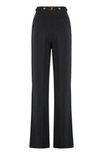Load image into Gallery viewer, Trousers in crepe with jewelry accessory
