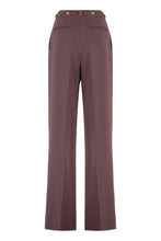 Load image into Gallery viewer, Pants in crepe with jewelry accessory
