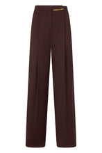 Load image into Gallery viewer, Wide-leg pants with metallic detail
