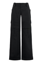Load image into Gallery viewer, Gabardine cargo trousers

