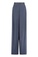 Load image into Gallery viewer, Viscose wide-leg trousers
