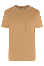 Load image into Gallery viewer, Papaia Cotton crew-neck T-shirt
