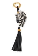 Load image into Gallery viewer, Zebra keychain
