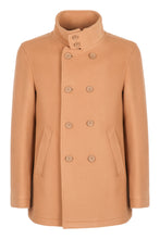 Load image into Gallery viewer, Double-breasted virgin wool blen coat
