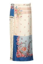 Load image into Gallery viewer, Peggi printed silk wrap skirt
