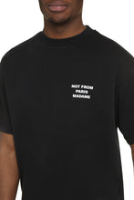 Load image into Gallery viewer, Slogan cotton crew-neck T-shirt
