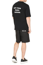 Load image into Gallery viewer, Slogan cotton crew-neck T-shirt
