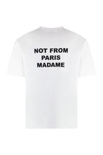 Load image into Gallery viewer, Slogan cotton crew-neck T-shirt
