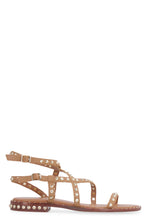 Load image into Gallery viewer, Petra studded leather flat sandals
