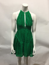 Load image into Gallery viewer, Broderie anglaise details cotton shirtdress
