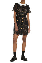Load image into Gallery viewer, Macramé lace mini dress
