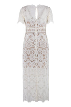 Load image into Gallery viewer, Floral macramé-lace dress
