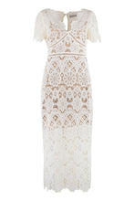 Load image into Gallery viewer, Floral macramé-lace dress
