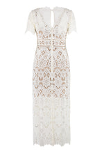 Load image into Gallery viewer, Floral macramé-lace dress
