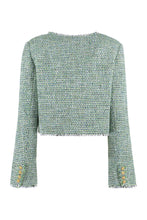 Load image into Gallery viewer, Boucle jersey single-breasted jacket
